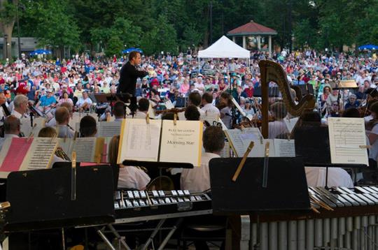 opera in park from the stage opera in park from the stage